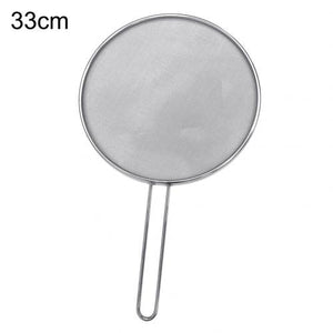 25/29/33cm Stainless Steel Oil  Splatter Screen For Ccooking Oil Proofing Lid Spill Proof Frying Pan Cover Cookware Kitchen Tool