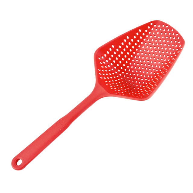 Soup Filter Cooking Shovel Vegetable Strainer Scoop Nylon Spoon High temperature resistant pressure Colander Kitchen Tool A30823