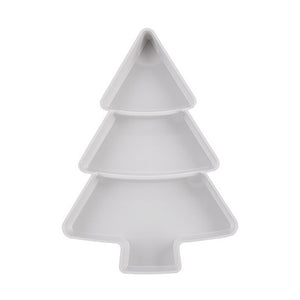 Creative Christmas Tree Box Candy Snacks Nuts Seeds Dry Fruits Plastic Plates Dishes Bowl Breakfast Tray Home Kitchen Candy Box