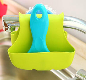 Openwork Sink drain basket kitchen accessories Bath Storage Tools adjustable sponge pool Holder Hanging Basket home gadgets