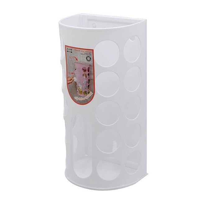 Adeeing Home Kitchen Self-adhesive Disposable Bags Storage Container for Plastic Bags Organizing Box