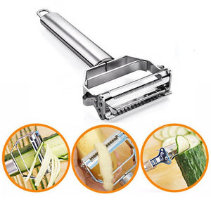 Vegetable Cutter With Steel Blade Mandoline Slicer Potato Peeler Carrot Cheese Grater Vegetable Slicer Kitchen Accessories Tool