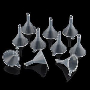 10PCS Mini Flower Funnel For Rechargeable Essential Oil Perfume Bottles Small Plastic For Perfume Diffuser Bottle Mini