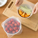 Multifunctional Silicone Food Wrap Clear Reusable Silicone Wraps Seal Cover Stretch Fresh Keeping Kitchen Tools Cooking