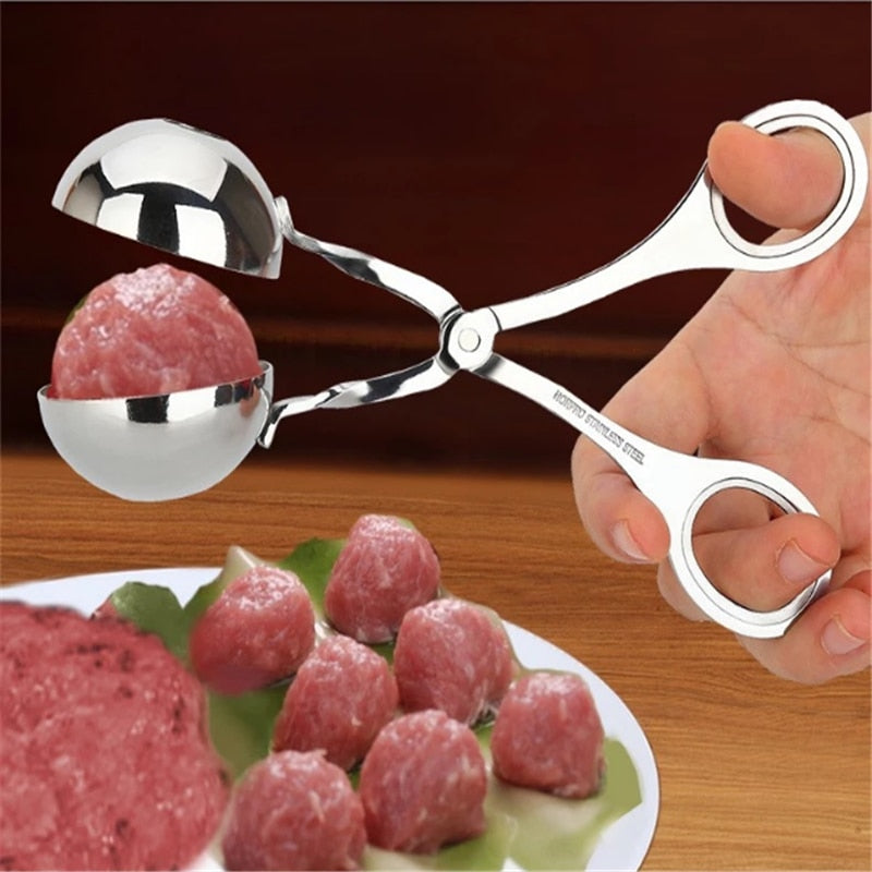 1Pc Kitchen Gadgets Non Stick Practical Meat Baller Cooking Tool Kitchen Meatball Scoop Ball Maker Kitchen Accessories Cuisine.Q